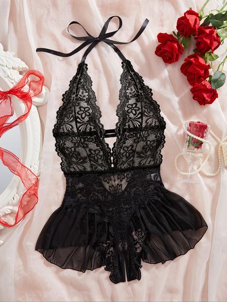 Sultry Lace Teddy Bodysuit | Breathable & Comfortable for Everyday Allure