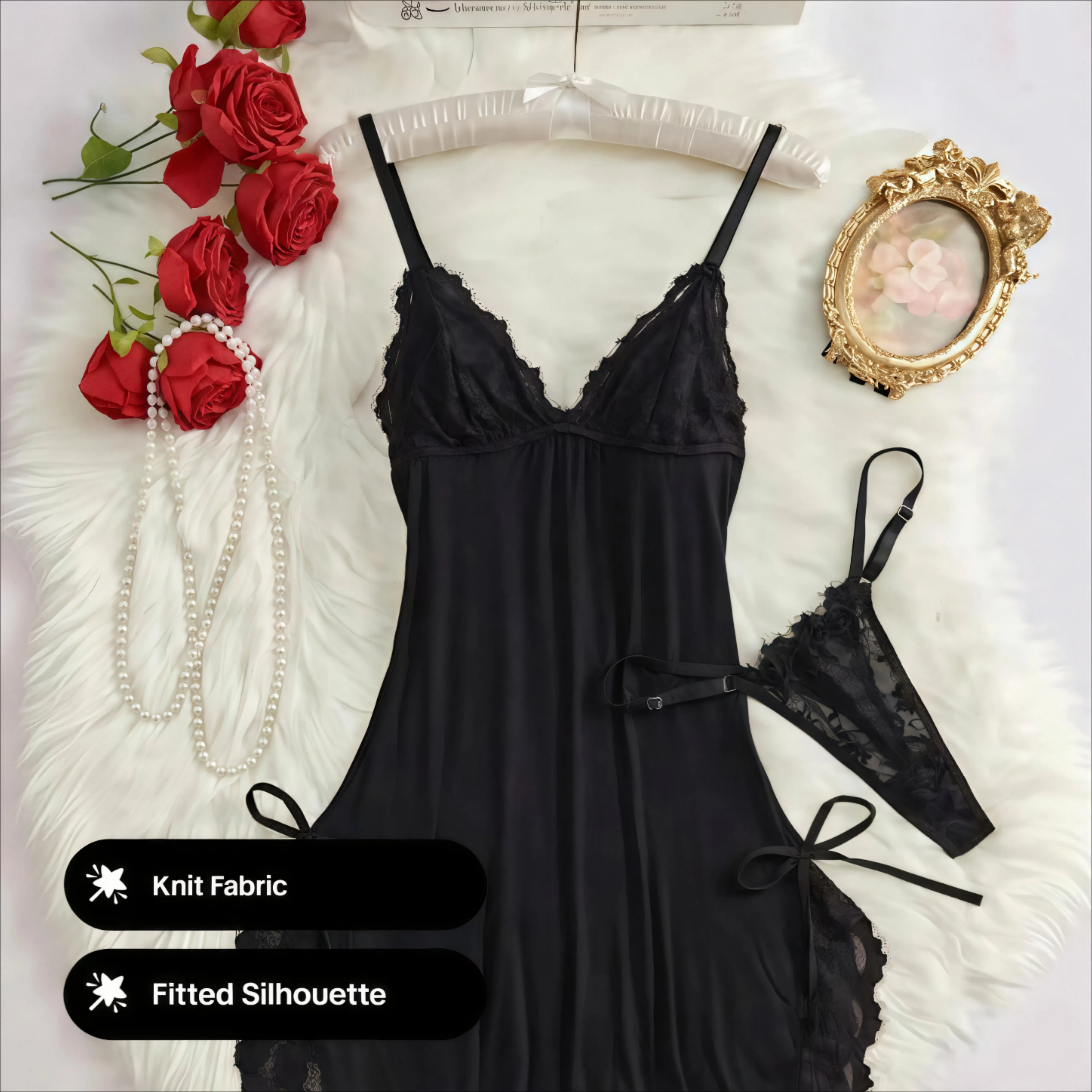 Effortlessly Sexy Cami & Thong Set | Fashion Ladies Sleepwear & Homewear For All-Season Comfort