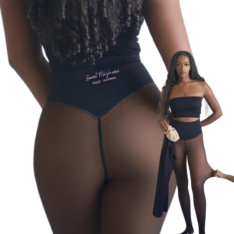 Revolutionary Comfort Fleece Tights | Compression Band & Single-Seam For All-Day Warmth in Inclusive Sizes from XXS to 3XL & Shades