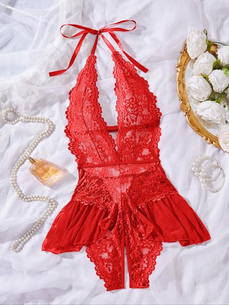 Sultry Lace Teddy Bodysuit | Breathable & Comfortable for Everyday Allure