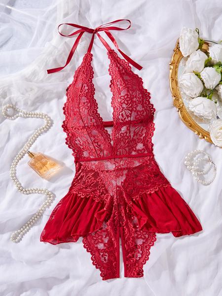 Sultry Lace Teddy Bodysuit | Breathable & Comfortable for Everyday Allure