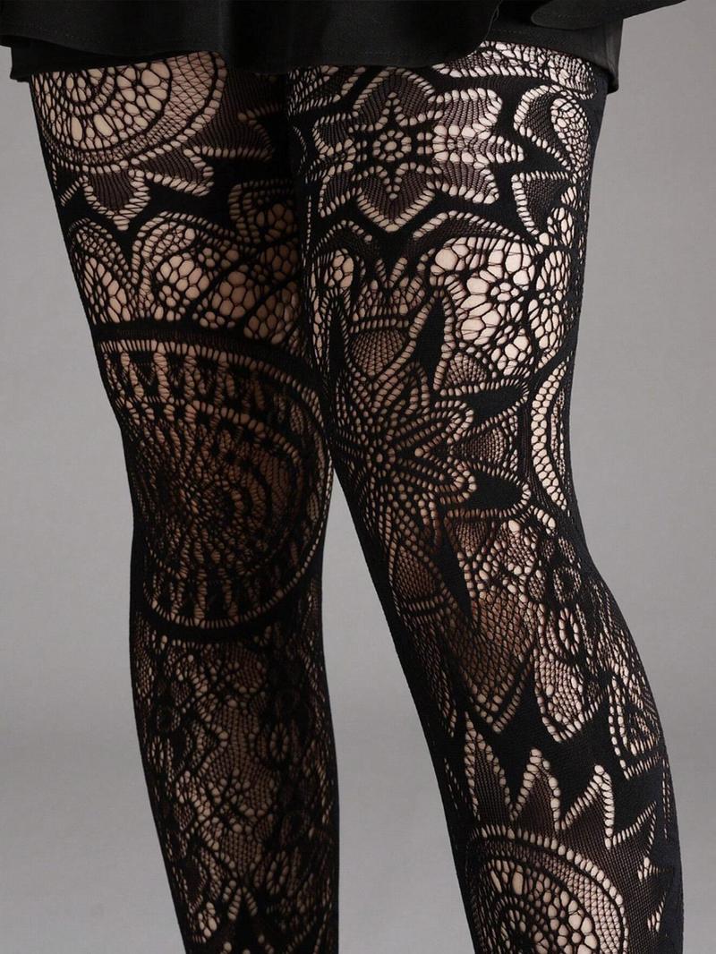 Effortlessly Chic: Fashionable Design Sheer Fishnet Tights for Everyday Elegance& Charm