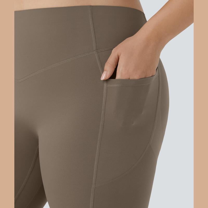 UltraSculpt High Waisted Scrunch Butt Lifting Tummy Control Pocket Shaping Training Plus Size Leggings