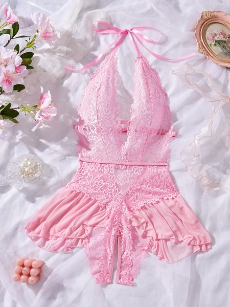 Sultry Lace Teddy Bodysuit | Breathable & Comfortable for Everyday Allure