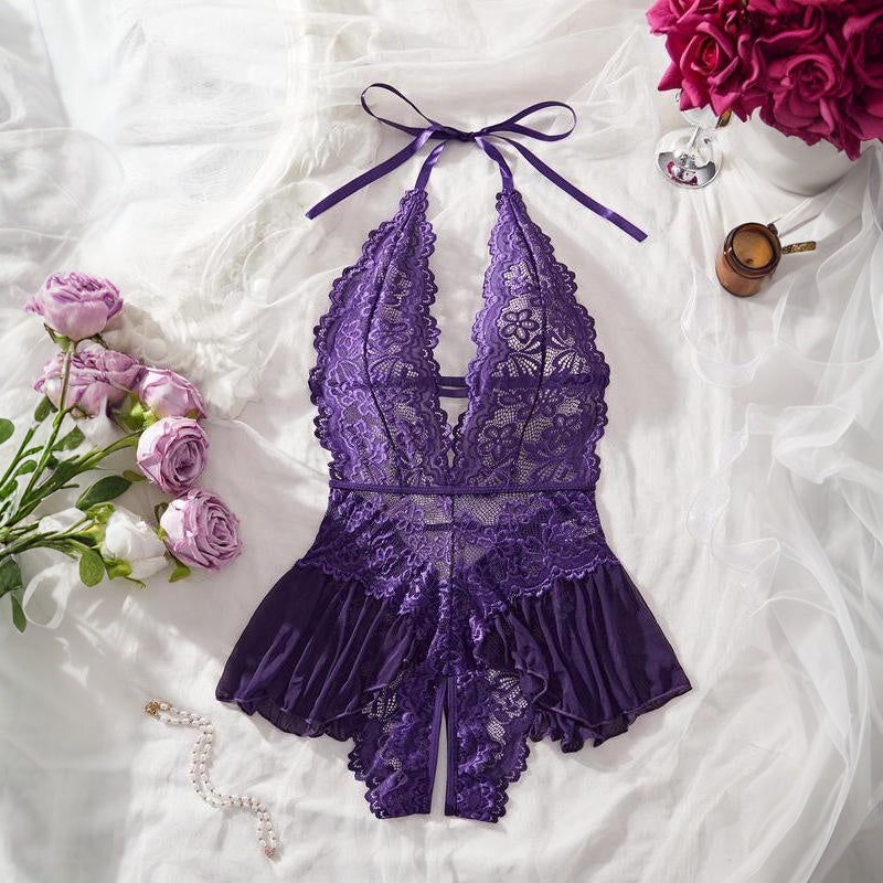 Sultry Lace Teddy Bodysuit | Breathable & Comfortable for Everyday Allure