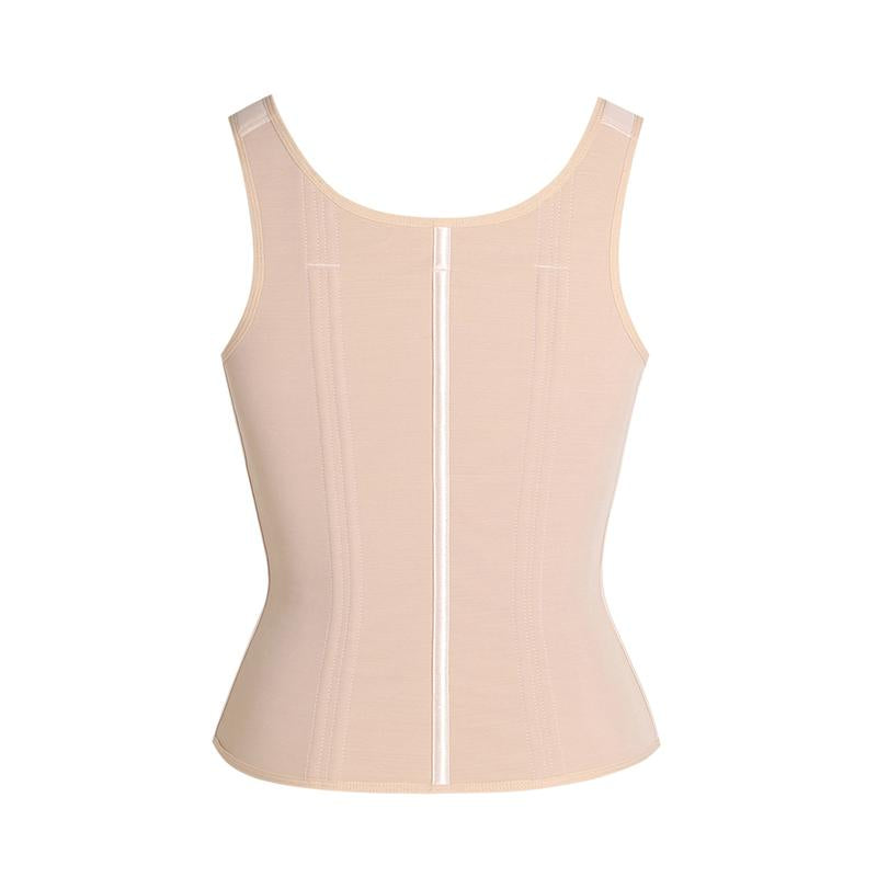 Sculpting Latex Corset Top | Bust-Enhancing & Hourglass Figure with Zip-Up Front